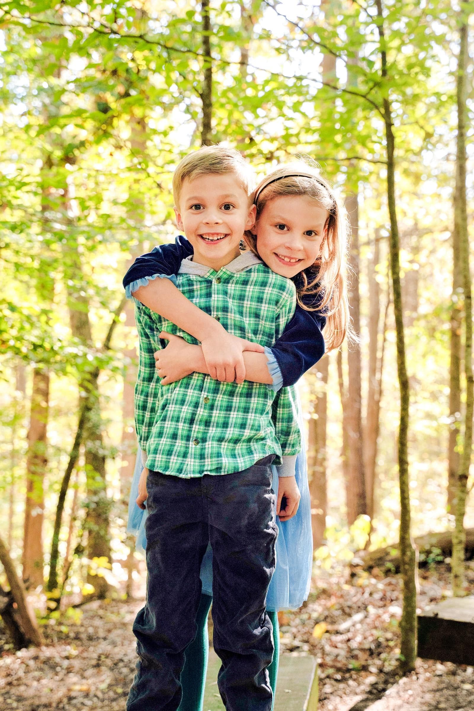 Outdoor family portrait captured during a Sparq Photos session